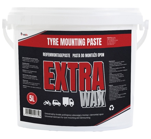 [08-01-08] ᴿᴰ Padangų montavimo pasta Extra Wax, 5 kg (08-01-08, REDATS)