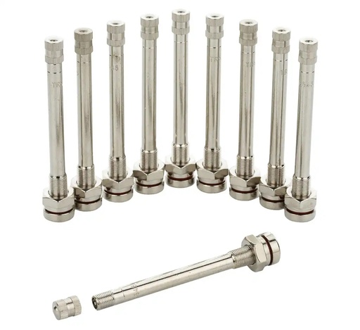 [TR 545-3752] ᴿᴰ Valve for tubeless truck wheels chrome-plated TR 545 - 10 pieces (TR 545, REDATS)