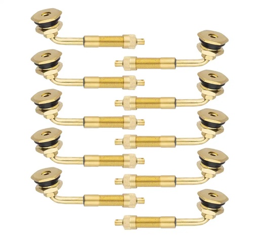 [TRJ 650-3] ᴿᴰ Valve for tubeless wheels of earth-moving machinery TRJ 650-3 - 10 pieces (TRJ 650-3, REDATS)