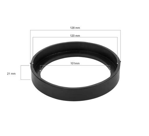 [14-01-01] ᴿᴰ Rubber of pressure bushing HAWEKA (14-01-01, REDATS)