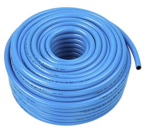[05-02-52] ᴿᴰ Tiesi PVC pneumatinė žarna RQSoft 12,7×19 mm, 50 m (05-02-52, RQS)