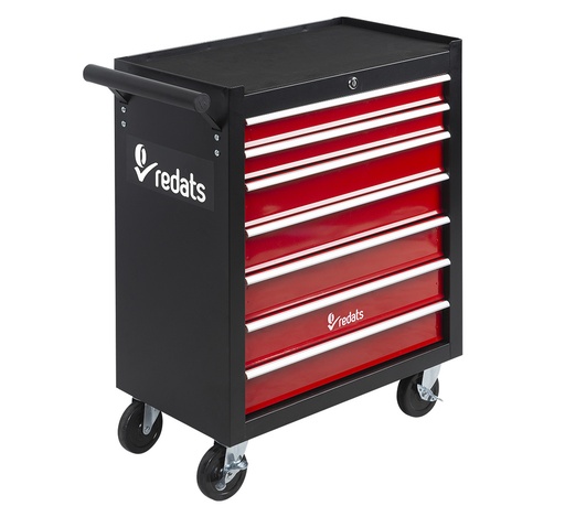 [07-05-55] ᴿᴰ Tool chest empty, 7 drawers, COMPACT, black (07-05-55, REDATS)