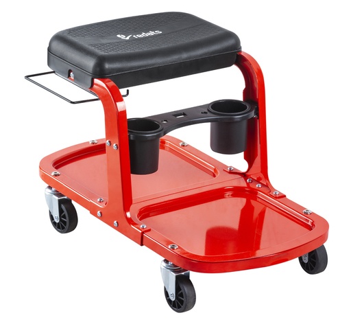 [10-01-16] ᴿᴰ Rolling workshop stool with shelf (10-01-16, REDATS)