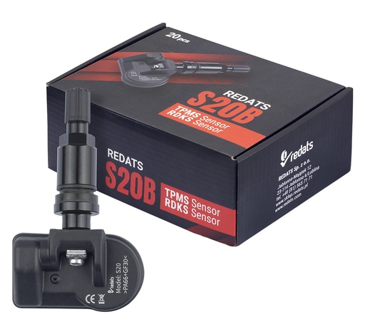 [19-01-21] ᴿᴰ Universal TPMS sensor S20B, aluminium black, 433/315 MHz (19-01-21, REDATS)