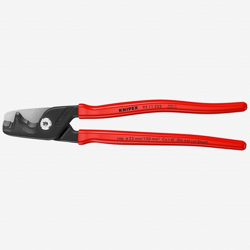 [95 12 225] Kabeļu šķēres StepCut XL 225 mm (95 12 225, KNIPEX)